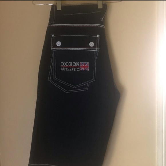 COOGI "Union Jack" Blue jeans shorts - Picture 1 of 5